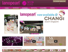 Tablet Screenshot of lanopearl.com.au